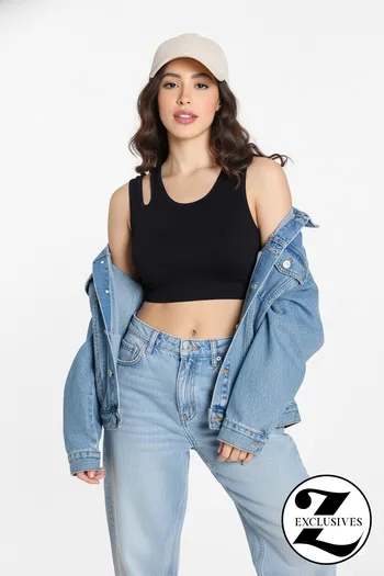 Buy Zivame Padded Non Wired Full Coverage Bralette - Black Beauty